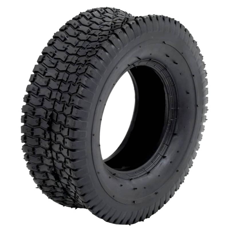 vidaXL Schubkarrenreifen Pannensicher Schubkarrenrad Ersatzrad Ersatzreifen Gartenkarre Schubkarre Reifen Rad Luftrad 13x5.00-6 4PR Gummi von vidaXL