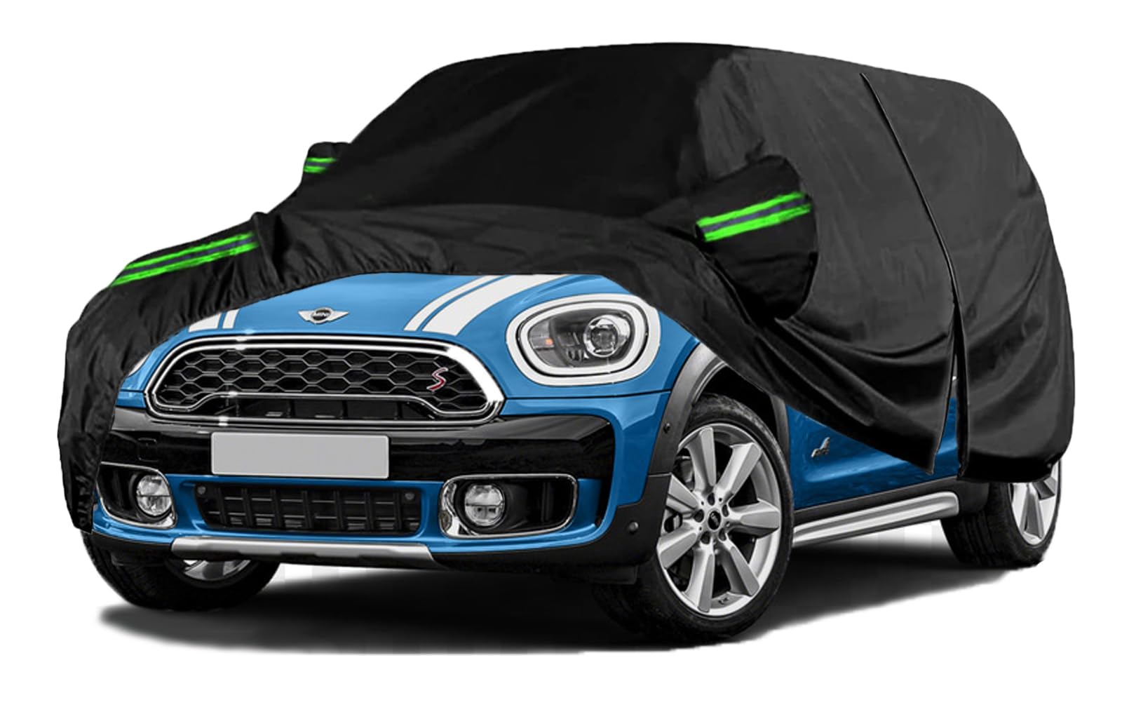Autoabdeckung, kompatibel mit Mini Cooper Clubman/Countryman 2002–2024, 6-lagig, 210T, Winddicht, Allwetter, wasserdicht, UV-Sonnenschutz, Schnee, Staub, Sturmfest, mit Riemen, Outdoor-Abdeckungen Autoabdeckung, kompatibel mit Mini Cooper Clubman/Countryman 2002–2024, 6-lagig, 210T, Winddicht, Allwetter, wasserdicht, UV-Sonnenschutz, Schnee, Staub, Sturmfest, mit Riemen, Outdoor-Abdeckungen von vokoroad
