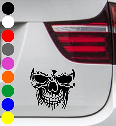 wDesigns 2er Set Autoaufkleber Totenkopf Skelett Skull SCHÄDEL Aufkleber Tuning Decal von wDesigns