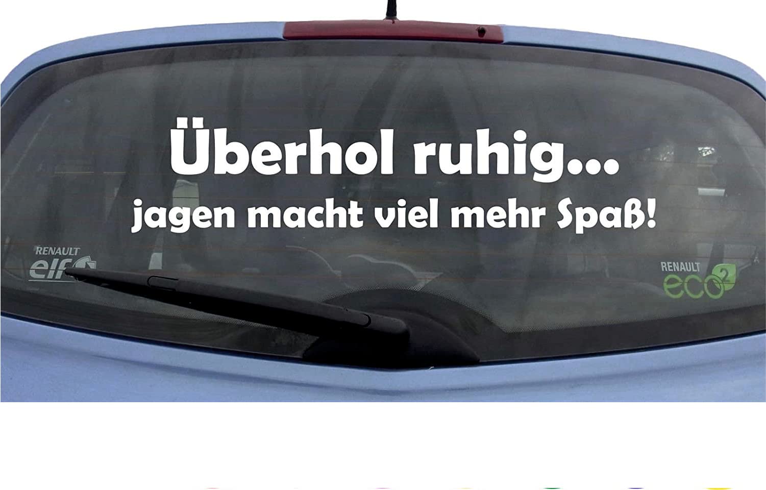 wDesigns Autoaufkleber Überhohl ruhig Jagen Aufkleber Auto Sticker Sprüche Heckscheibe wDesigns Autoaufkleber Überhohl ruhig Jagen Aufkleber Auto Sticker Sprüche Heckscheibe von wDesigns