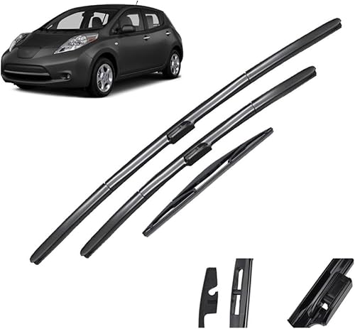 Autmotive Scheibenwischero Für Nissan Leaf MK1 2010-2017 26"16"10",Wischer Frontwischerblätter Wischerblatt Scheibenwischer von wSSSsss