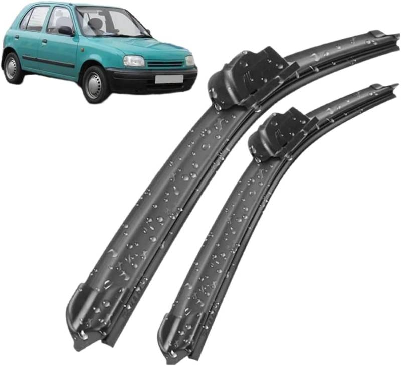 Autmotive Scheibenwischero Für Nissan Micra K11 2000-2002 20"+18",Wischer Frontwischerblätter Wischerblatt Scheibenwischer von wSSSsss