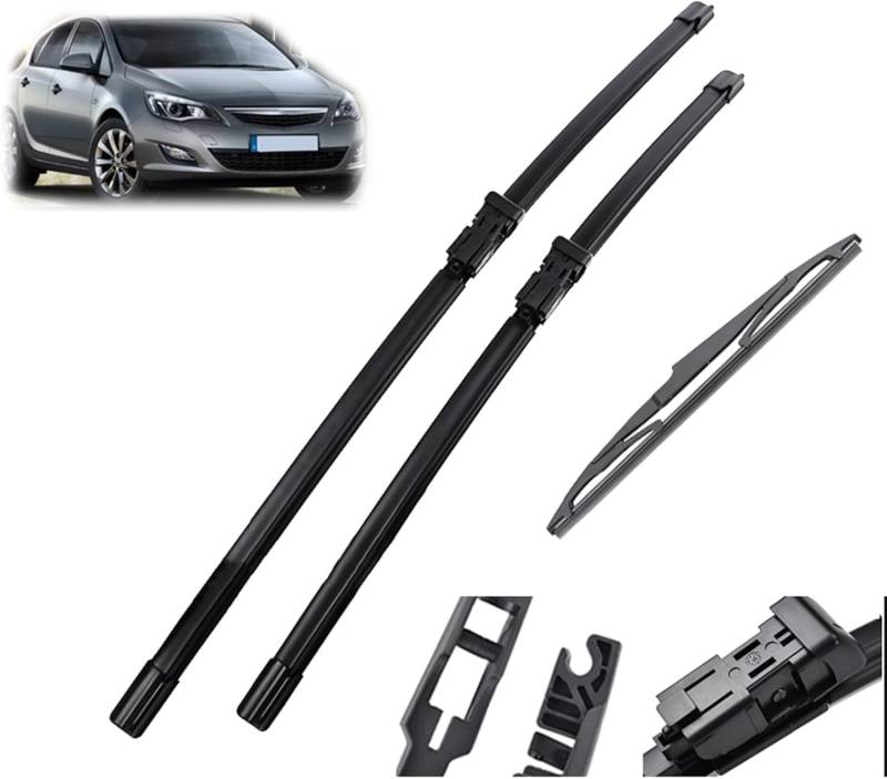 Autmotive Scheibenwischero Für Opel Astra GTC 2011 2012 2013 2014 2015 2016 27'25'12',Wischer Frontwischerblätter Wischerblatt Scheibenwischer von wSSSsss