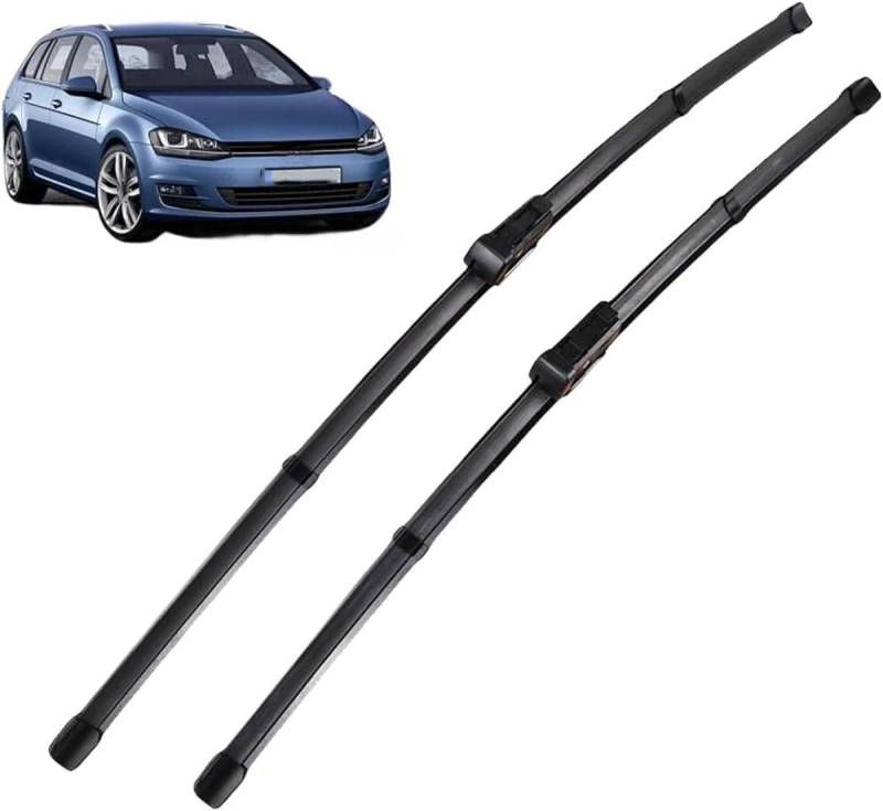 Autmotive Scheibenwischero Für VW Golf MK 7 2012–2019 26"+18",Wischer Frontwischerblätter Wischerblatt Scheibenwischer von wSSSsss