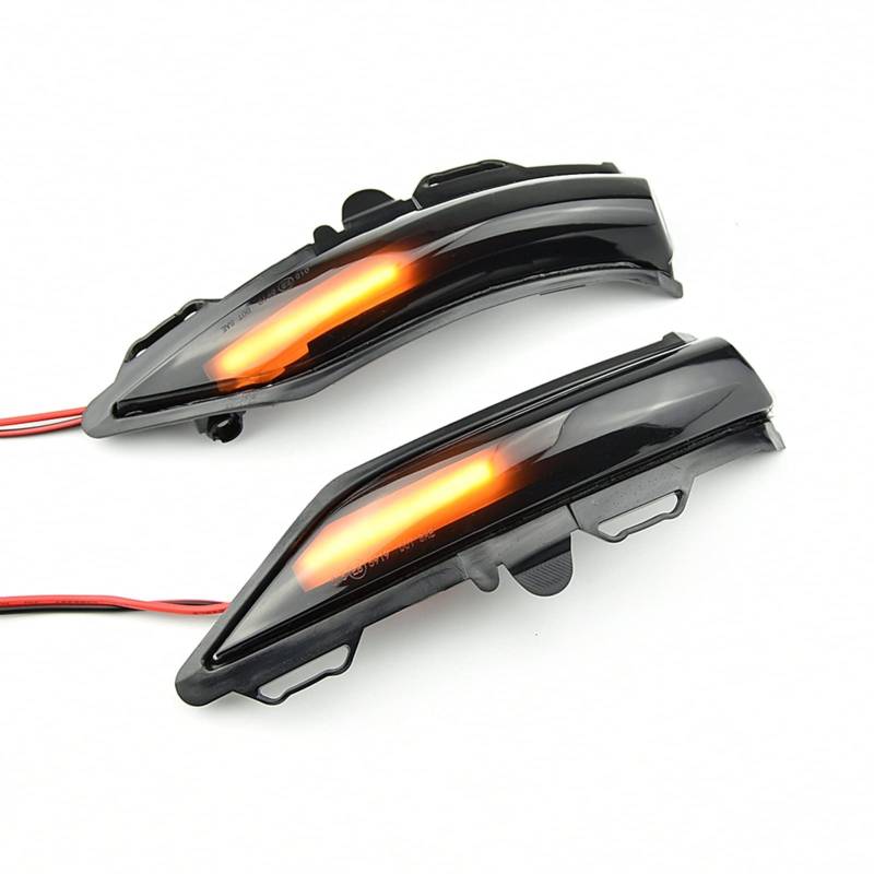 Rückspiegel Blinker für FORD FIESTA NS Linie MK8 2018,Seite Spiegel Blinker Dynamische Blinkerleuchte Rückspiegelblinker-Repeaterlampe Zubehör von wSSSsss