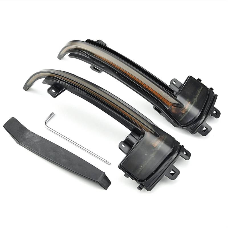 wSSSsss Rückspiegel Blinker für A4 / S4 B8 / 8K 2008-2009,Seite Spiegel Blinker Dynamische Blinkerleuchte Rückspiegelblinker-Repeaterlampe Zubehör von wSSSsss