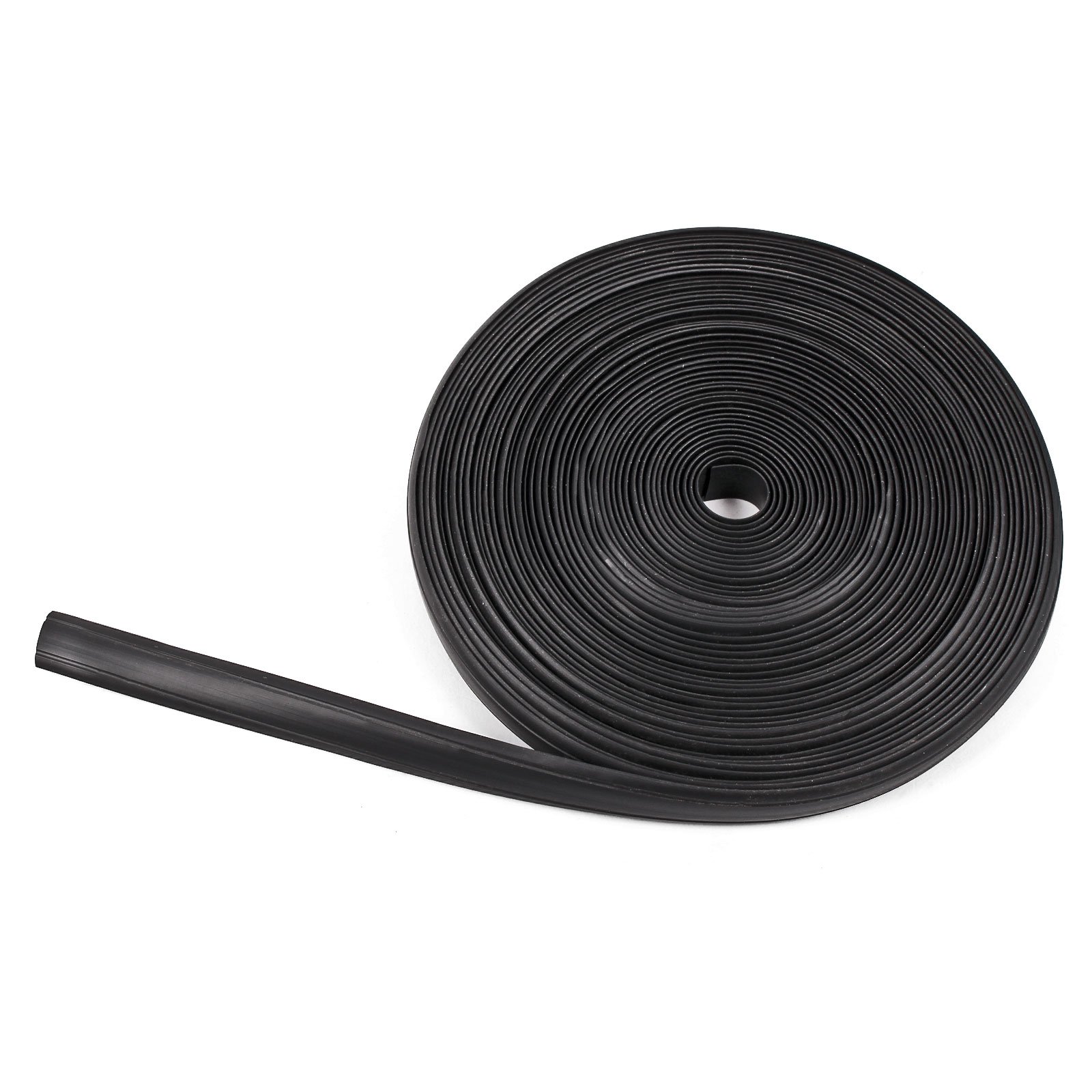 wamovo 30/60 Meter Kederband 12 mm schwarz Kunststoff Leistenfüller für Wohnwagen (3x10m) von wamovo