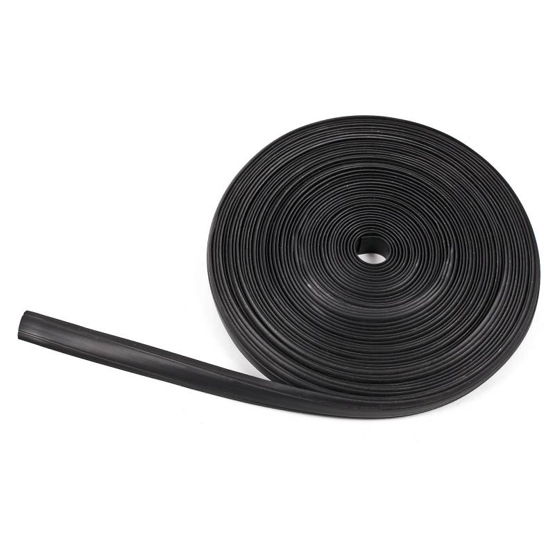wamovo 30/60 Meter Kederband 12 mm schwarz Kunststoff Leistenfüller für Wohnwagen (6x10m) von wamovo