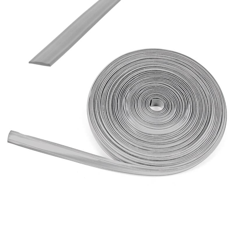 wamovo 30/60 Meter Kederband Silber 12 mm Leistenfüller für Wohnwagen Wohnmobil (3x10m) von wamovo