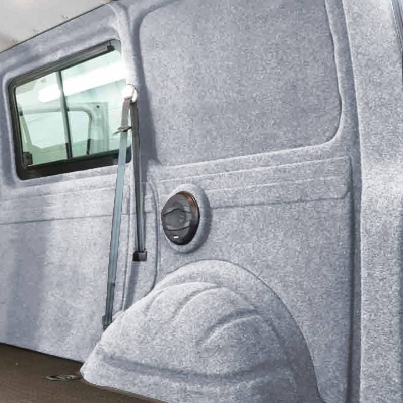 wamovo Innenverkleidung Ausbau Filz Silber universell passend für Campingbus, Kastenwagen (Verschiedene Größen) (Silber (1x2m)) von wamovo