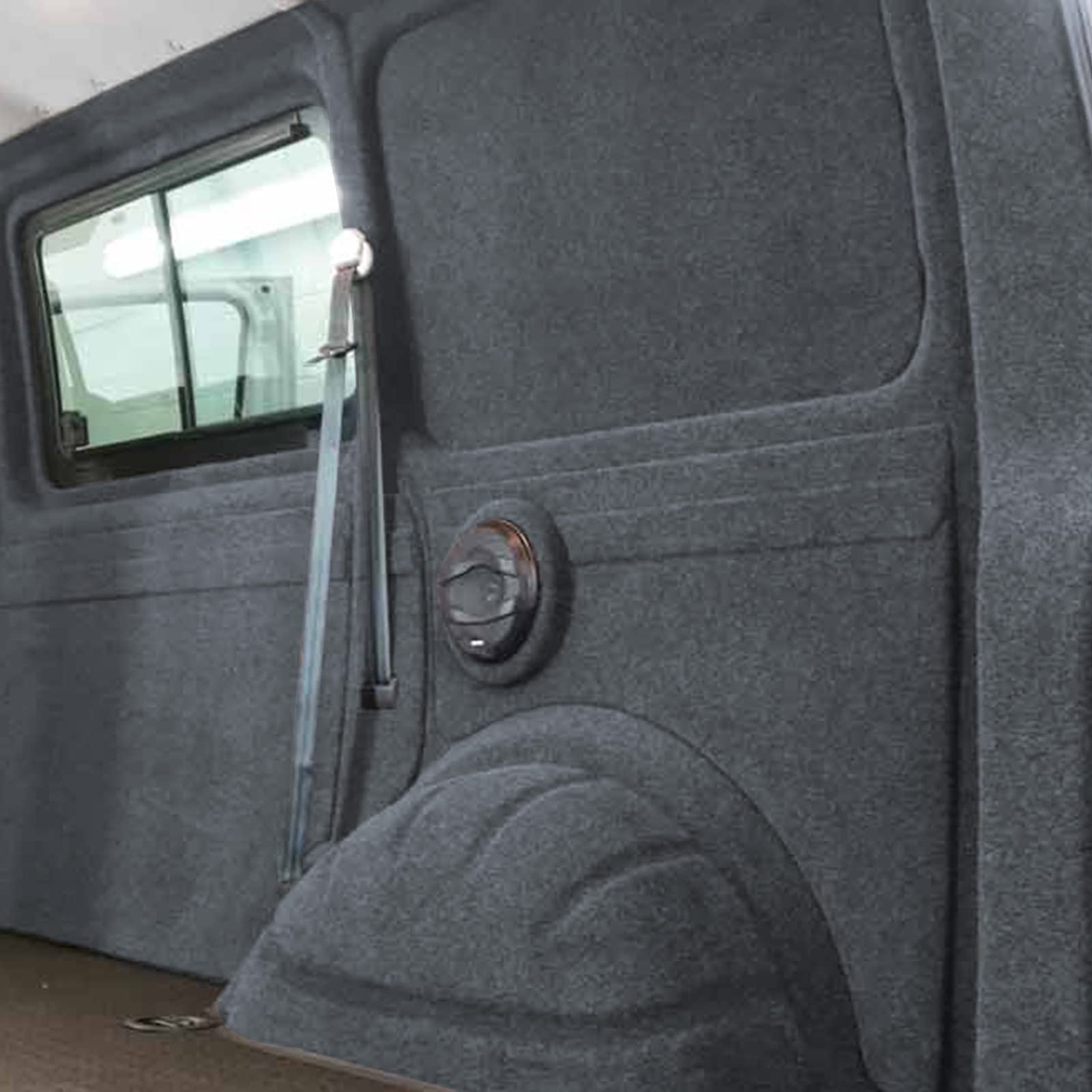 Innenverkleidung Filz Dunkelgrau Ausbau universell passend für Campingbus, Kastenwagen (Verschiedene Größen) (Dunkelgrau (10x2m)) von wamovo