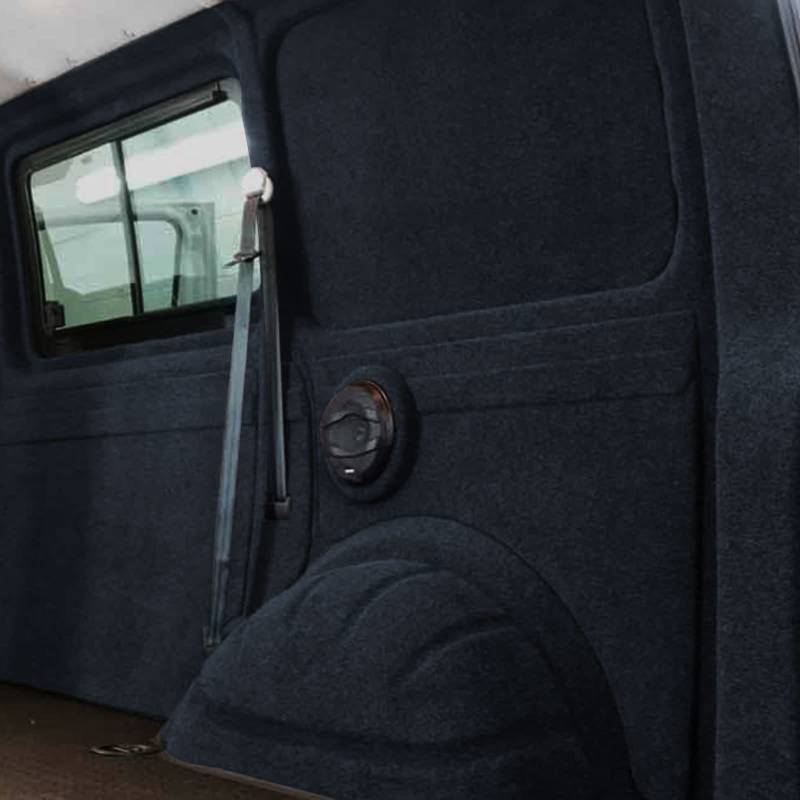 wamovo Innenverkleidung Filz schwarz universal Autostoff Camper Filzstoff Innenraumverkleidung (Verschiedene Größen) (4x2m) von wamovo