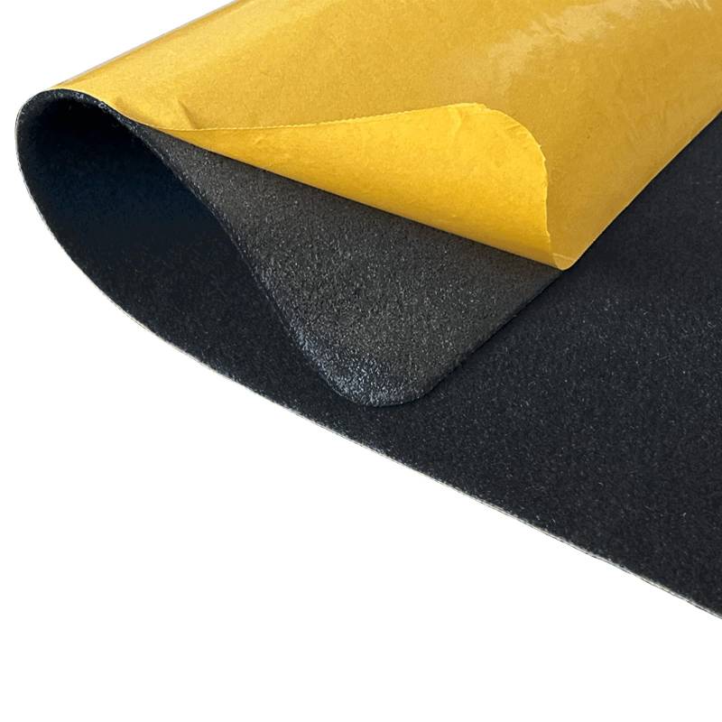 wamovo Innenverkleidung Verkleidung Filz Vlies Schwarz Selbstklebend 1x2m, 2 Quadratmeter, DIY, Campervan von wamovo