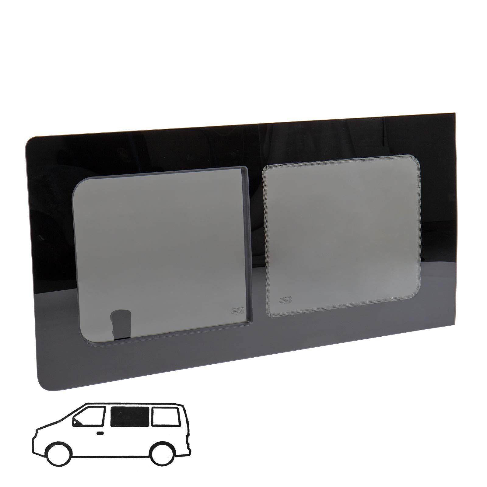 wamovo Schiebefenster Glasfenster passend für VW T5 / T6 Links, Echtglas, 113 x 58 cm wamovo Schiebefenster Glasfenster passend für VW T5 / T6 Links, Echtglas, 113 x 58 cm von wamovo