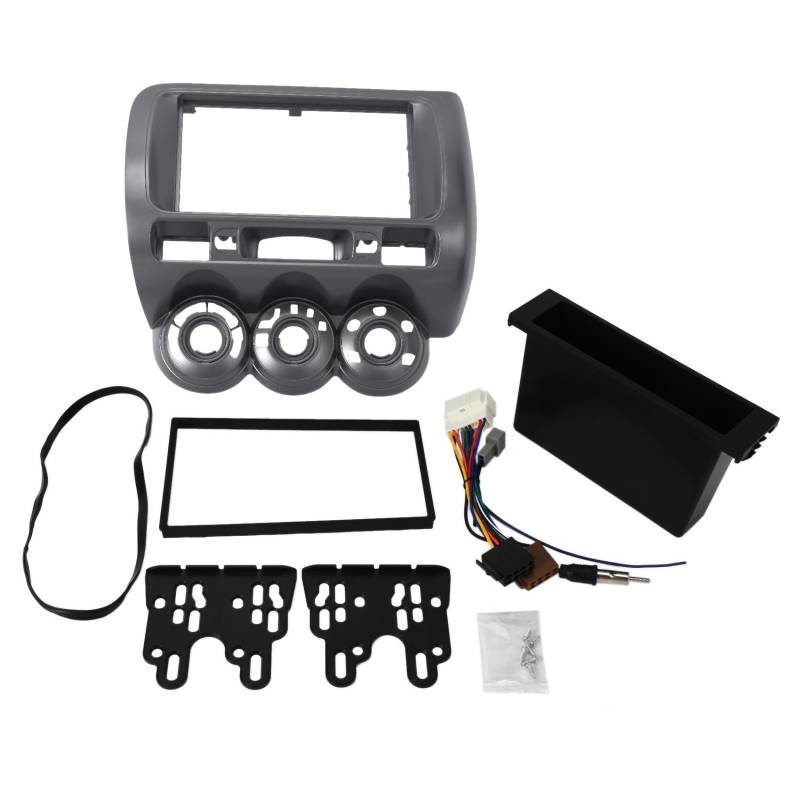 watera Radio Blende FüR Jazz City EIN Din DVD Stereo CD Einbau Verkleidung Kit Rahmen Blende von watera