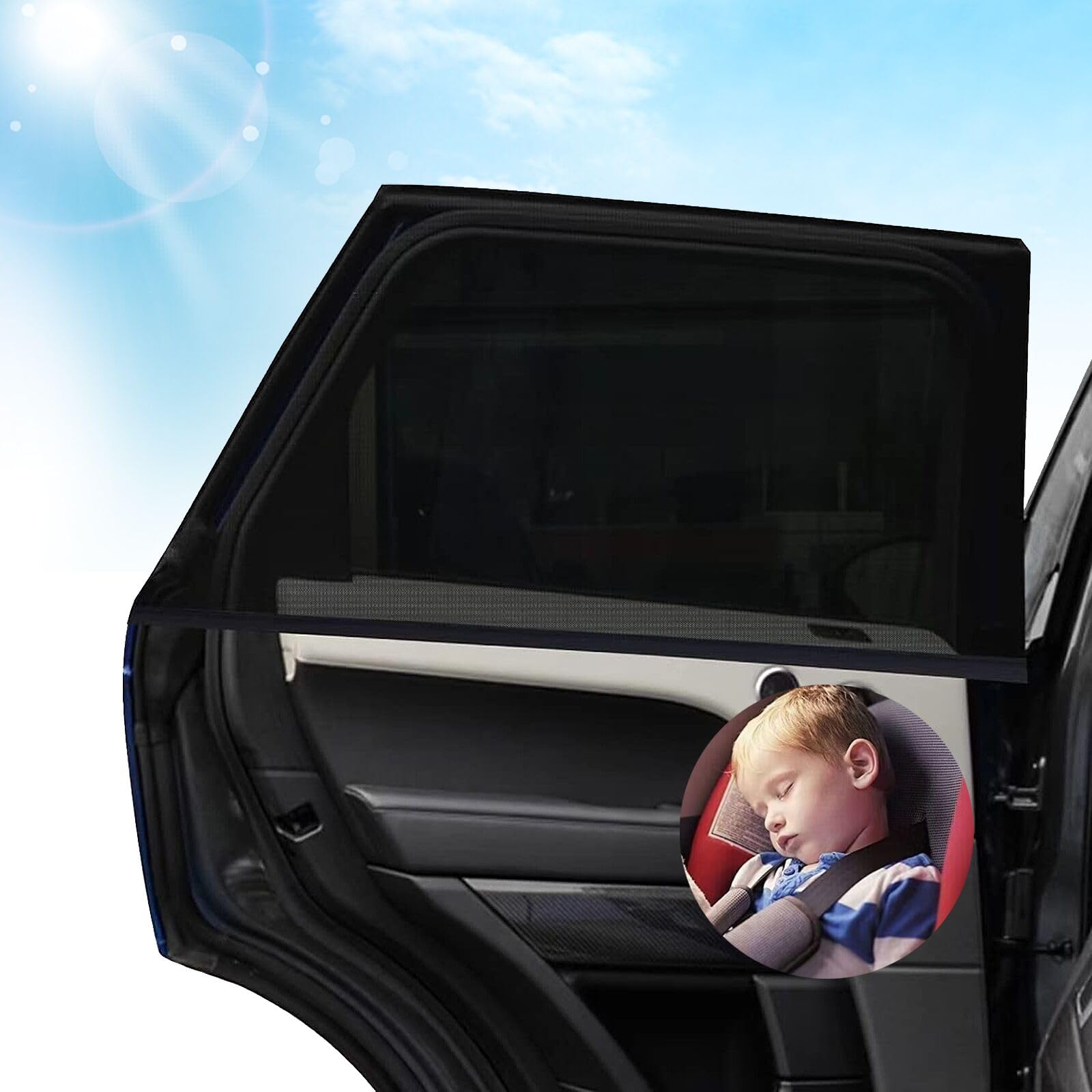 Wudlad Sonnenschutz Auto Baby mit UV Schutz,Sonnenschutz Auto Kinder,Sonnenblende Auto Sonnenschutz Seitenscheibe Vorhang, Sonnenschutz Auto Hinten Fenster Verdunkelung,Autofenster Kinder Verdunkeln Wudlad Sonnenschutz Auto Baby mit UV Schutz,Sonnenschutz Auto Kinder,Sonnenblende Auto Sonnenschutz Seitenscheibe Vorhang, Sonnenschutz Auto Hinten Fenster Verdunkelung,Autofenster Kinder Verdunkeln von Wudlad
