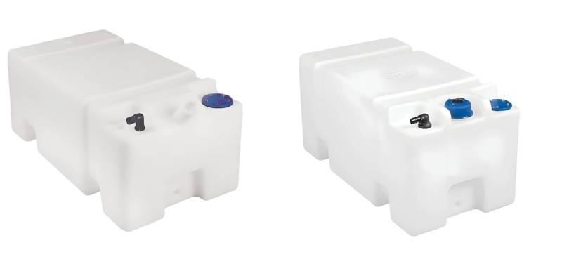 Wassertank Frischwassertank ERCOLE Nuova Rade 45 - 70 Liter Größe 56 Liter | 90° Ø 38mm von wellenshop
