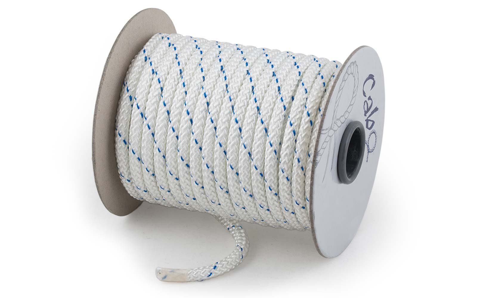 Wellenshop Festmacher-Leine Ø6 mm Länge 50m Weiß Polyester PES Tauwerk Tau Polyesterleine Seil Anlegeleine Anlegeseil Wellenshop Festmacher-Leine Ø6 mm Länge 50m Weiß Polyester PES Tauwerk Tau Polyesterleine Seil Anlegeleine Anlegeseil von wellenshop