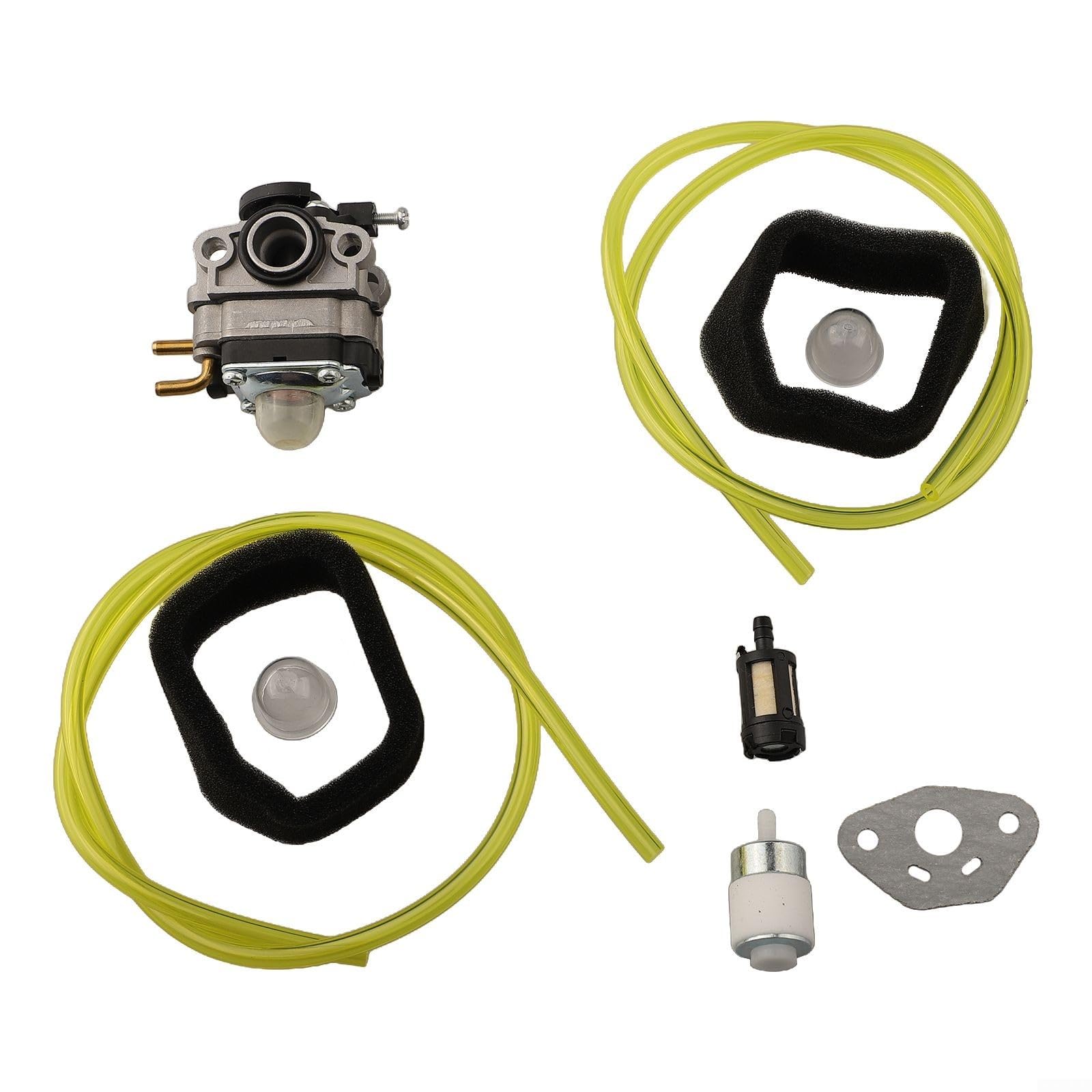 Komplettes Vergaser-Ersatz-Set für Hyper Tough HY26SST und für Black Max BM25CSAC 25cc Trimmer mit wesentlichen Komponenten für einfache Reparatur Komplettes Vergaser-Ersatz-Set für Hyper Tough HY26SST und für Black Max BM25CSAC 25cc Trimmer mit wesentlichen Komponenten für einfache Reparatur von wenyouya