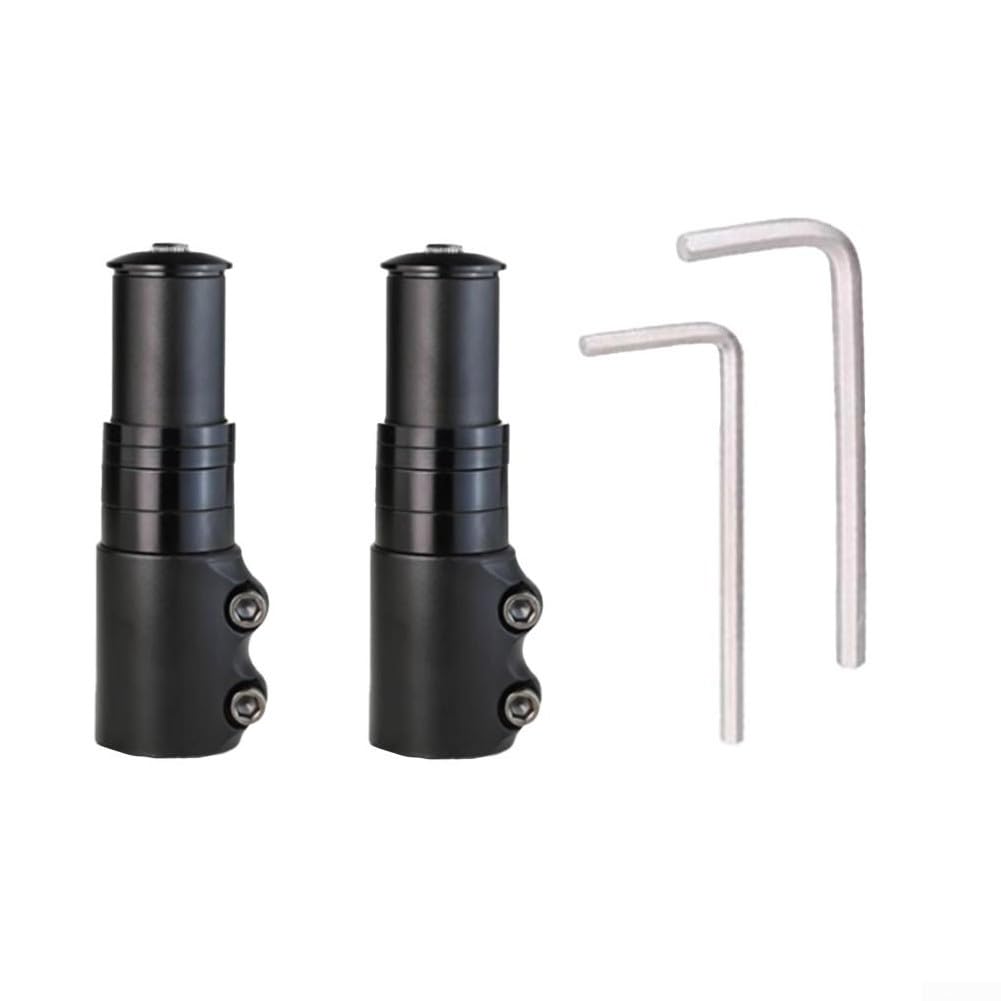Leichter und Fahrrad-Lenkerrahmen, 28 mm, 6 mm, geeignet für verschiedene Fahrradmodelle, einschließlich Geländefahrzeuge (schwarz) von wenyouya
