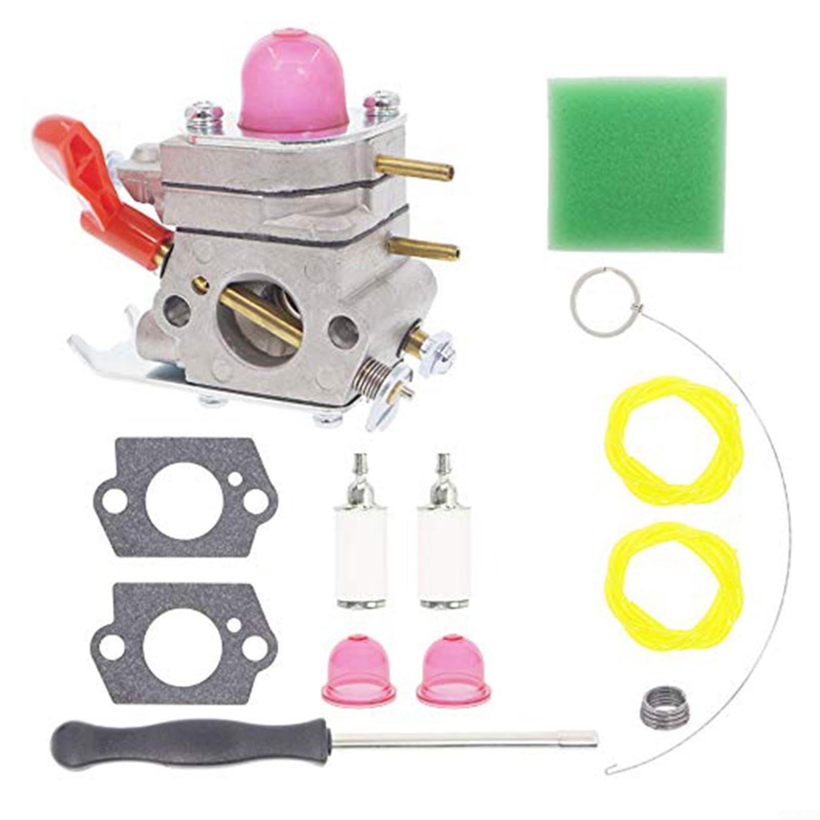 Vergaser C1U W19 für Poulan und Trimmer inkl. Kraftstoffleitungen und Luftfilter-Kit Vergaser C1U W19 für Poulan und Trimmer inkl. Kraftstoffleitungen und Luftfilter-Kit von wenyouya