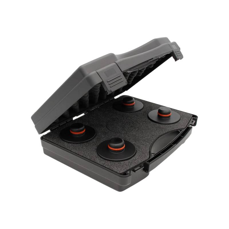 werkzeugbude24 Original jackpad® Wagenheber Adapter passend für Tesla Model 3 - (4 Stück im Koffer) - !!! Kein Gummiadapter !!! von werkzeugbude24