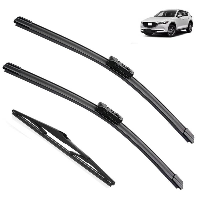 Auto Scheibenwischer für Mazda CX5 CX-5 CX 5 KF MK2,Wischer Scheibenwischerblätter Set,einfache Montage,Wischerblatt Wischerblätter von whpqjmt