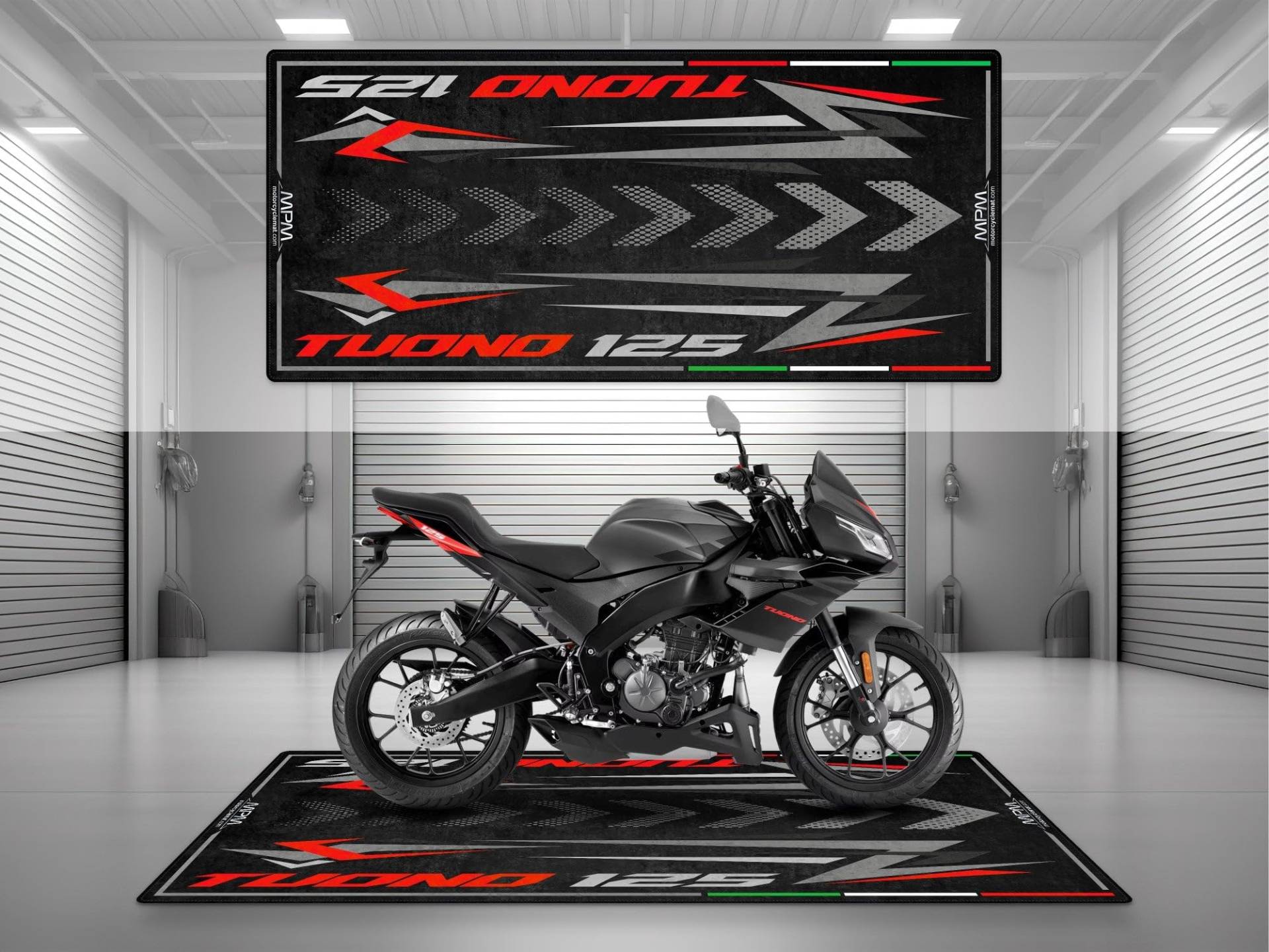 wibeart MPM Motorradmatte für Aprilia Tuono 125 - MM4160 | Mamba Grey - Größe 2: 102 x 47/260 x 120 cm wibeart MPM Motorradmatte für Aprilia Tuono 125 - MM4160 | Mamba Grey - Größe 2: 102 x 47/260 x 120 cm von wibeart