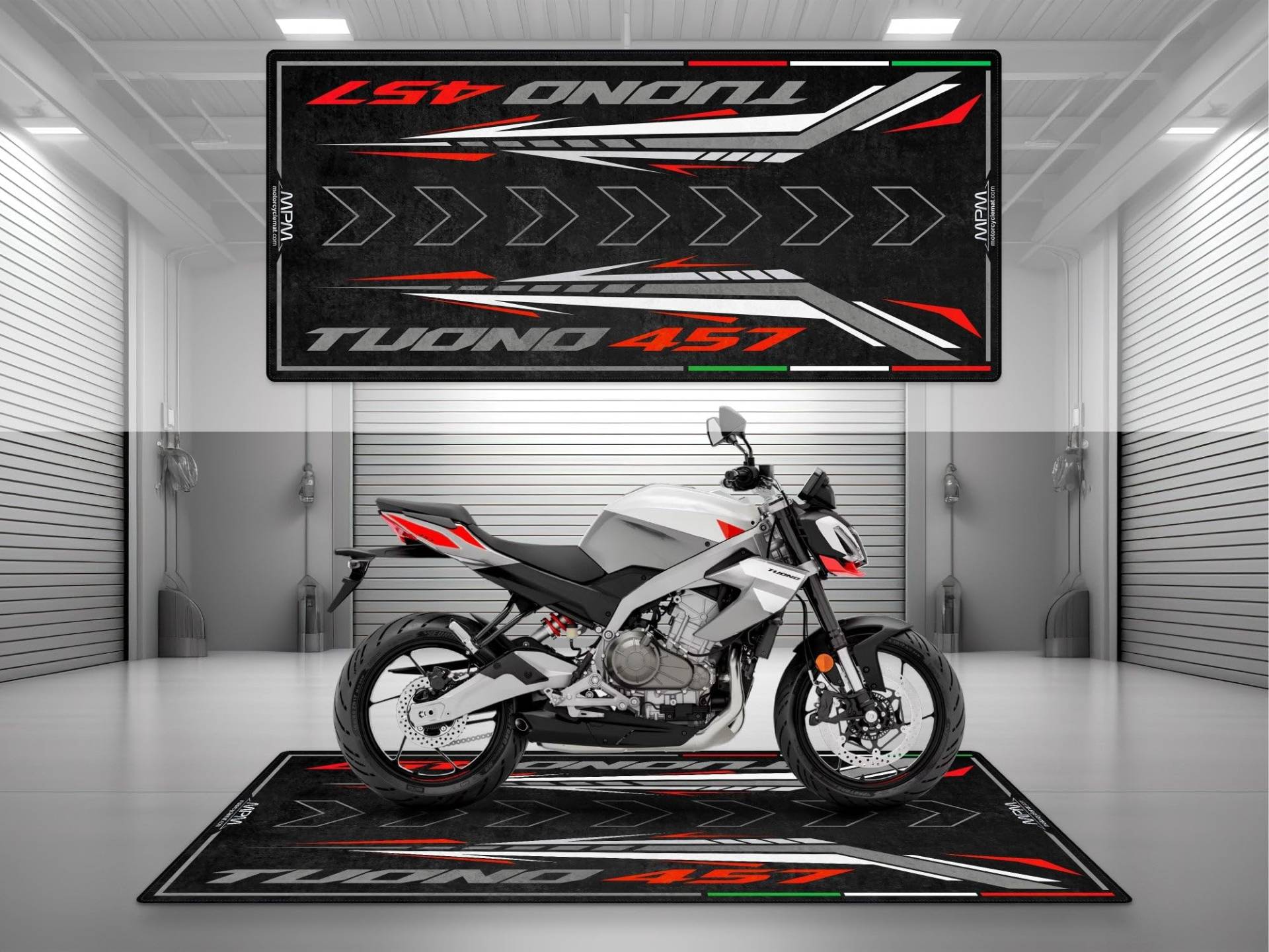 wibeart MPM Motorradmatte für Aprilia Tuono 457 - MM4158 | Puma Grau - Größe 2: 102 x 47/260 x 120 cm wibeart MPM Motorradmatte für Aprilia Tuono 457 - MM4158 | Puma Grau - Größe 2: 102 x 47/260 x 120 cm von wibeart