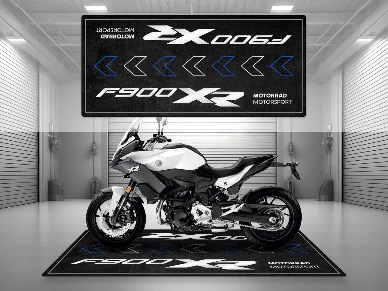 wibeart MPM Motorradmatte für King of F900 XR, waschbar, rutschfest, öl- und wasserabweisend, Parkmatte für Garage, Ausstellungsraum, Werkstatt | Hellweiß - Größe 2: 102 x 47/260 x 120 cm wibeart MPM Motorradmatte für King of F900 XR, waschbar, rutschfest, öl- und wasserabweisend, Parkmatte für Garage, Ausstellungsraum, Werkstatt | Hellweiß - Größe 2: 102 x 47/260 x 120 cm von wibeart