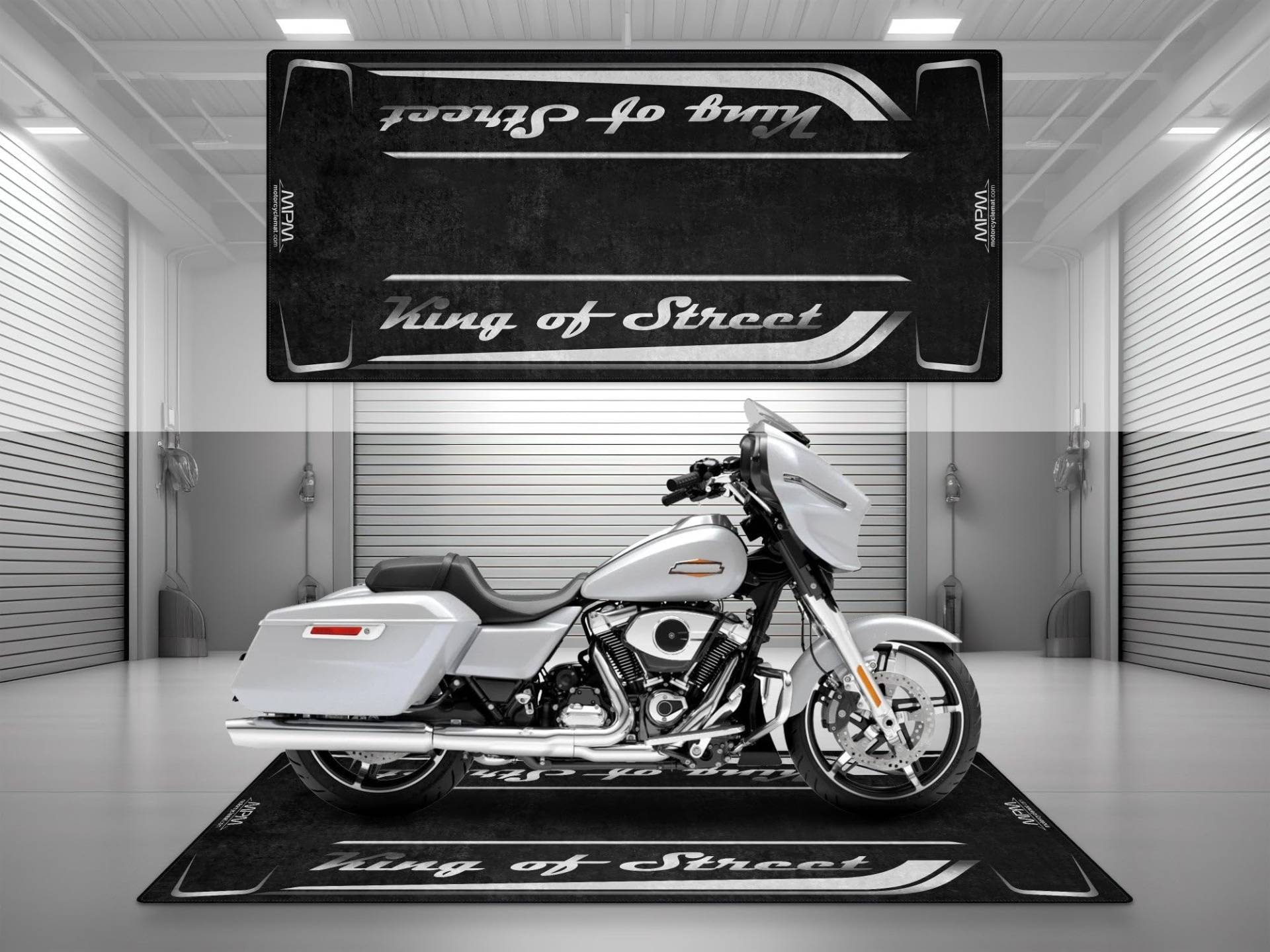 wibeart MPM Motorradmatte für King of Street, waschbar, rutschfest, öl- und wasserabweisend, Parkmatte für Garage, Ausstellungsraum, Werkstat | Weiße Onyxperle - Größe 2: 102 x 47/260 x 120 cm wibeart MPM Motorradmatte für King of Street, waschbar, rutschfest, öl- und wasserabweisend, Parkmatte für Garage, Ausstellungsraum, Werkstat | Weiße Onyxperle - Größe 2: 102 x 47/260 x 120 cm von wibeart