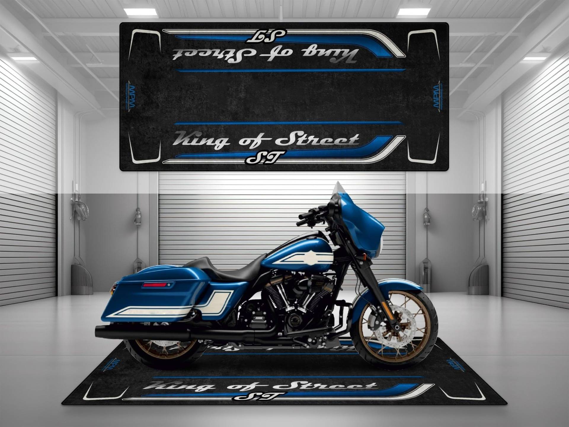 wibeart MPM Motorradmatte für King of Street ST, waschbar, rutschfest, öl- und wasserabweisend, Parkmatte für Garage, Ausstellungsraum, Werkstat | Fast Johnny - Größe 2 : 102 x 47/260 x 120 cm wibeart MPM Motorradmatte für King of Street ST, waschbar, rutschfest, öl- und wasserabweisend, Parkmatte für Garage, Ausstellungsraum, Werkstat | Fast Johnny - Größe 2 : 102 x 47/260 x 120 cm von wibeart