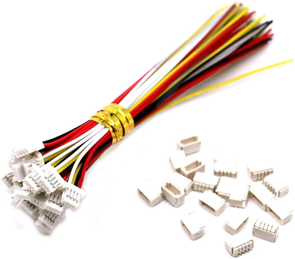 10 Sets Mini Micro Sh 1,0 Jst 4 Pin-Stecker-Stecker männlich mit 100 mm Kabel & Female 10 Sets Mini Micro Sh 1,0 Jst 4 Pin-Stecker-Stecker männlich mit 100 mm Kabel & Female von winwill
