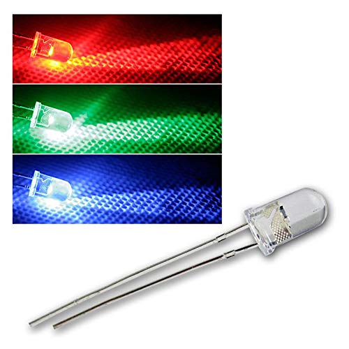 world-trading-net - 25 LEDs 5mm wasserklar RGB langsam blinkend, RGBs, Leuchtdiode, bedrahtet, Diode leuchtend, als Bauteil world-trading-net - 25 LEDs 5mm wasserklar RGB langsam blinkend, RGBs, Leuchtdiode, bedrahtet, Diode leuchtend, als Bauteil von world-trading-net