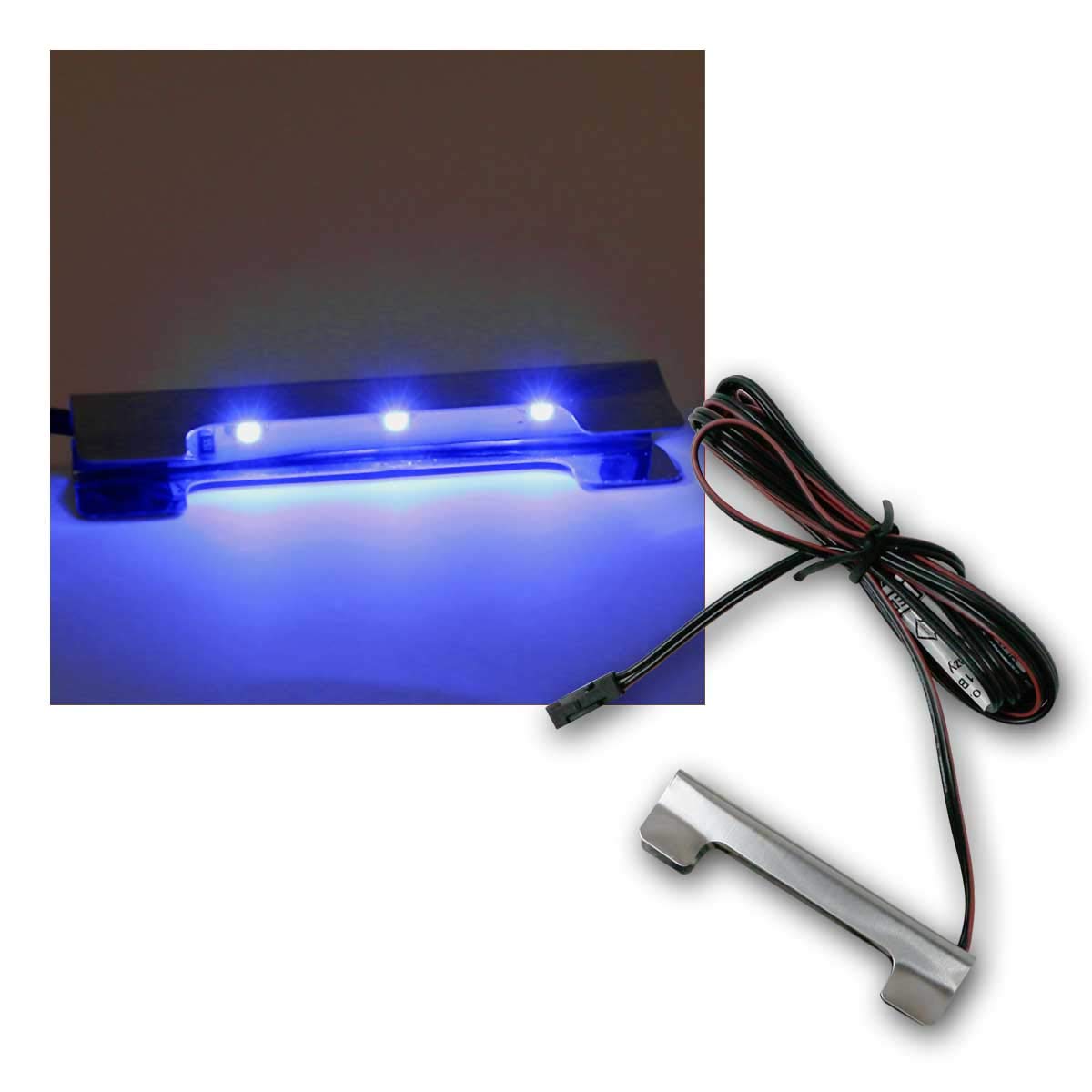 world-trading-net - Metall-Clip Glasbodenbeleuchtung, blau, 12V, 2m Anschlusskabel mit Mini-Stecker world-trading-net - Metall-Clip Glasbodenbeleuchtung, blau, 12V, 2m Anschlusskabel mit Mini-Stecker von world-trading-net