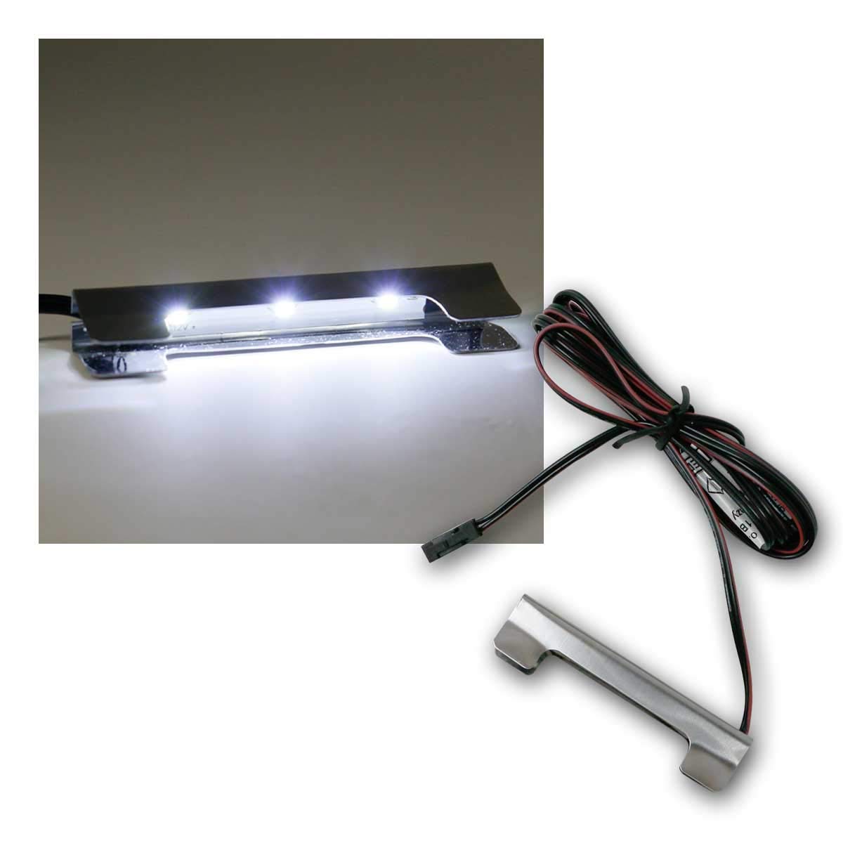 world-trading-net - Metall-Clip Glasbodenbeleuchtung, kaltweiß, 12V, 2m Anschlusskabel mit Mini-Stecker world-trading-net - Metall-Clip Glasbodenbeleuchtung, kaltweiß, 12V, 2m Anschlusskabel mit Mini-Stecker von world-trading-net