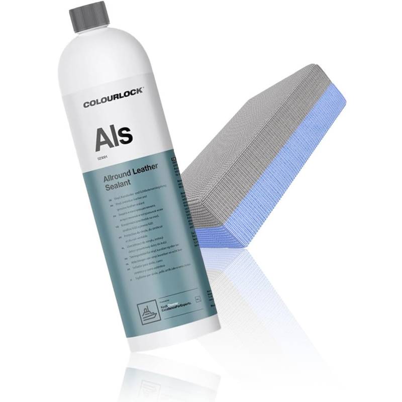 Koch Chemie Allround Leather Sealant 1L Als inkl Applikator Schwamm Leder Versiegelung Schützt und Pflege Lederoberflächen Schiff Boots Leder Segelboot Leder Pflege von wortek
