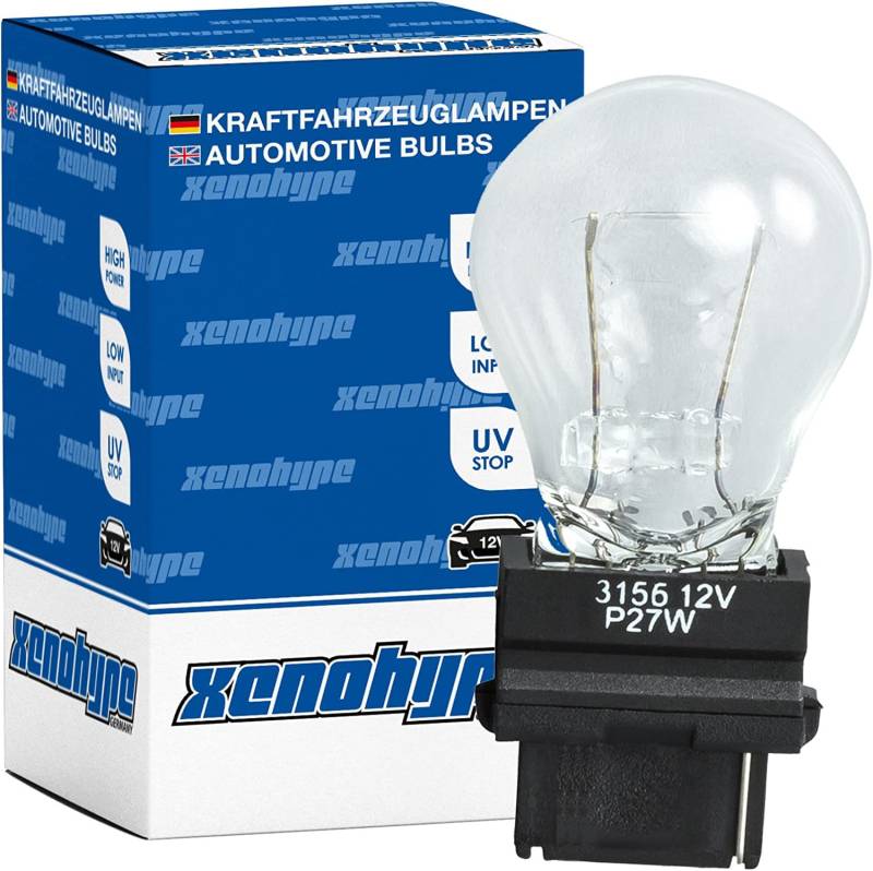 XENOHYPE 2x P27W Premium W2,5x16q 12 Volt 27 Watt US Typ 3156 von XENOHYPE