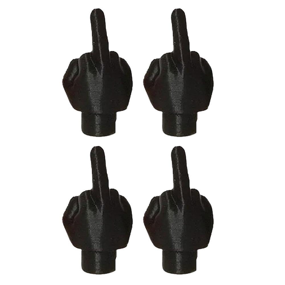 Mittelfinger Vorbau 4Pcs Lustige Streich Mittelfinger Reifen Kappen, Universal Auto Rad Staub Caps Reifen Abdeckung Vorbau Mittelfinger Vorbau 4Pcs Lustige Streich Mittelfinger Reifen Kappen, Universal Auto Rad Staub Caps Reifen Abdeckung Vorbau von xiaoban