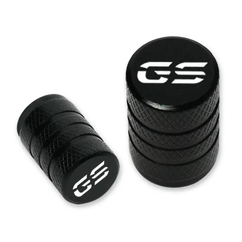 Autoreifen-Luftkappen-Abdeckung Für R1200GS R1250GS LC ADV GS Motorrad Reifen Ventil Air Port Stem Abdeckung Kappe Stecker CNC Zubehör(Black) von xiaobin