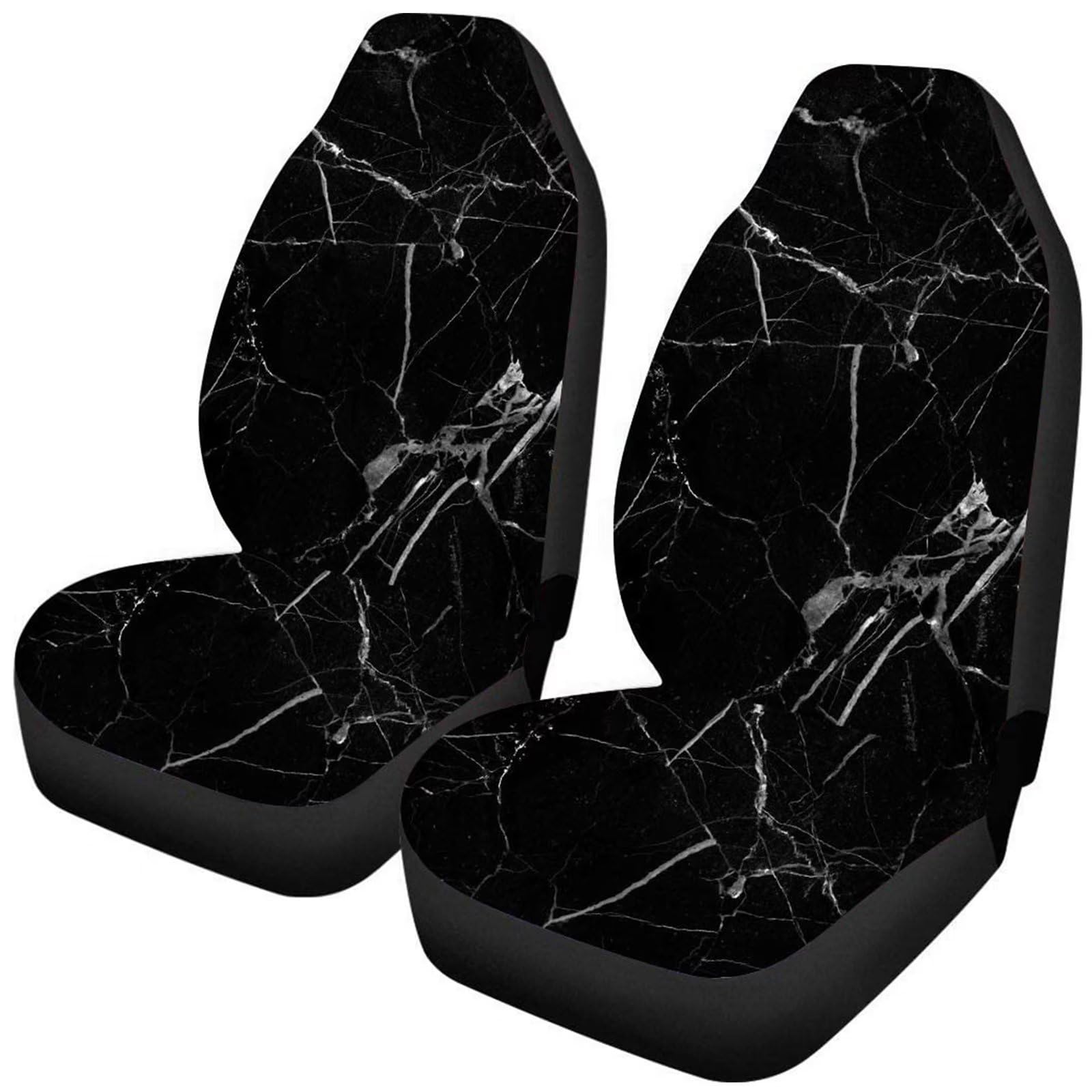 xixirimido Schwarzer Marmor Sitzbezug für Auto Frauen Männer Nur Vorne Auto Sitzkissen Protector, Einheitsgröße xixirimido Schwarzer Marmor Sitzbezug für Auto Frauen Männer Nur Vorne Auto Sitzkissen Protector, Einheitsgröße von xixirimido