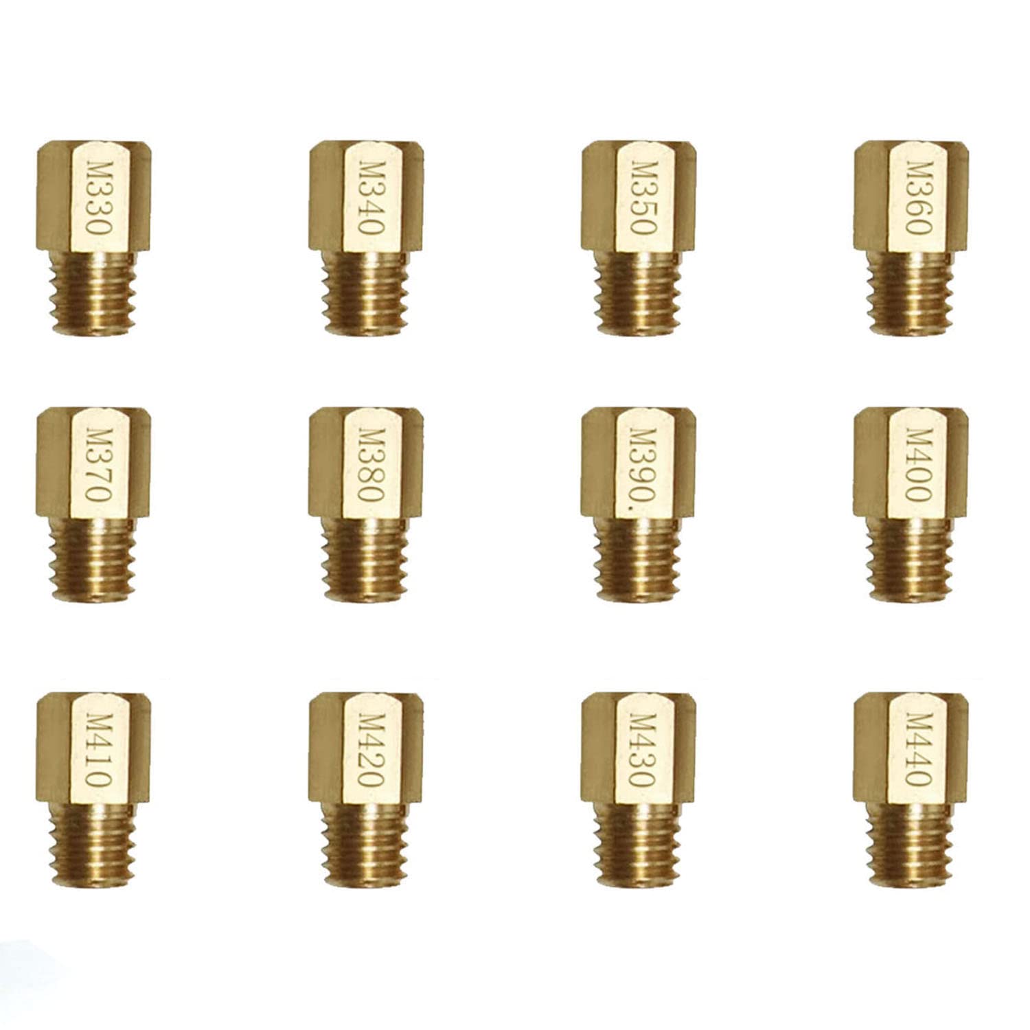 12 Düsen 6mm Vergaser Düse Hauptdüsenset Satz 330 340 350 360 370 380 390 400 410 420 430 440 Vergaserdüsenmodifikationszubehör, für Mikuni VM TM TMX. 12 Düsen 6mm Vergaser Düse Hauptdüsenset Satz 330 340 350 360 370 380 390 400 410 420 430 440 Vergaserdüsenmodifikationszubehör, für Mikuni VM TM TMX. von xnyker