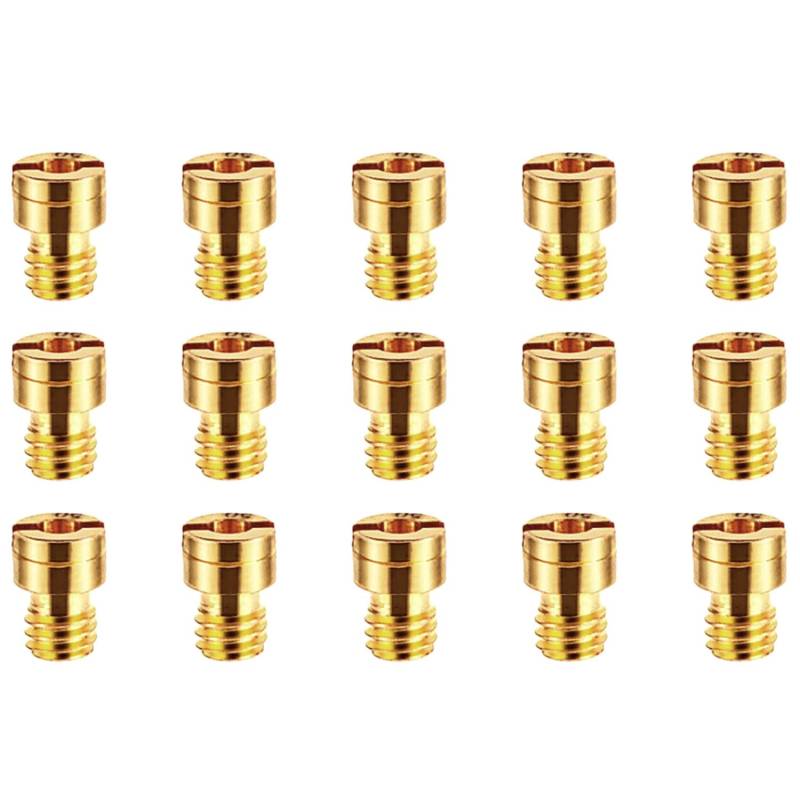 Set 15 Düsen 4mm für Vergaser Hauptdüse Vergaser Hauptdüse GY6 Vergaser Düsen 40 44 46 48 50 52 54 56 58 60 65 70 75 80 85 für PWK Keihin PE CVK von xnyker