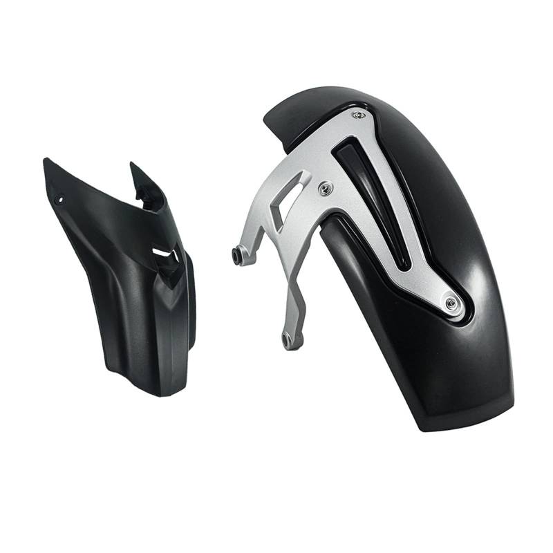 Mudguard Reifenabdeckung Spritzschutz Für BMW R1200GS LC Für ADV R1250GS R 1250 GS R1250 1250GS Für Adventure 1200 1250 2023 Motorrad Kotflügel Hinten Motorrad Kotflügel (Größe : Front Rear Silver) von yantutu