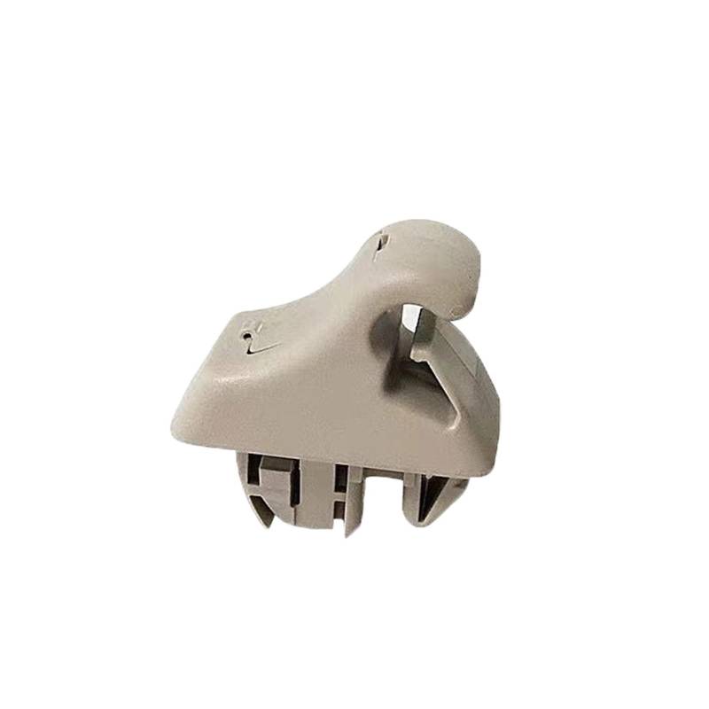 yhyttr 1 PC Sonnenblendenhalterung, passend for Pajero, V90 MR779704 Sonnenblendenclip Montero V70 Haken Pinin H60 H70 V60 V80 Beige oder Grau Sonnenschutz-Halteclip(1XBeige) von yhyttr
