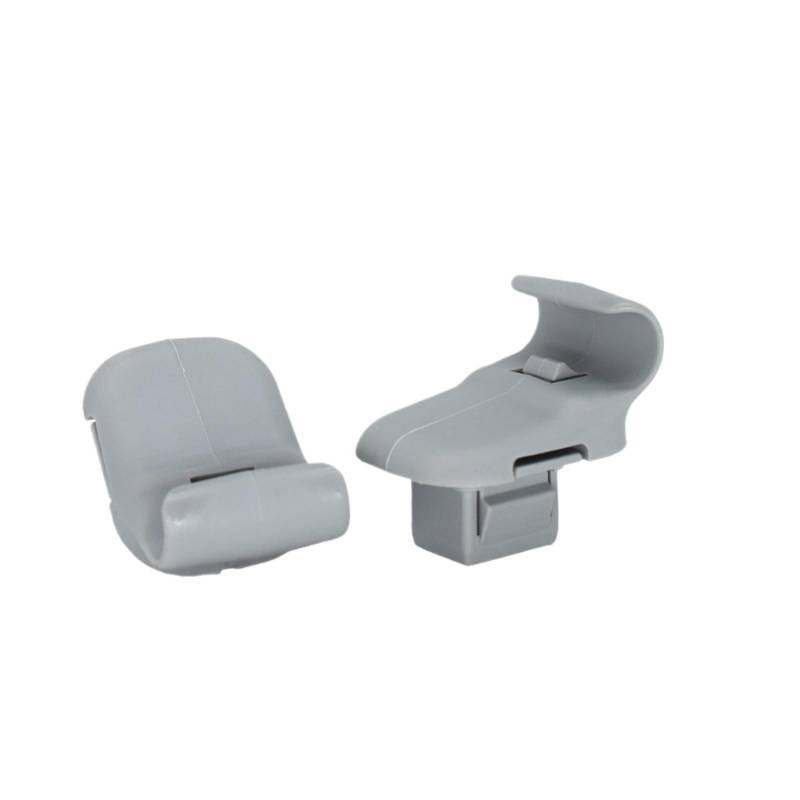 yhyttr 1 Satz Befestigungsclip for Auto-Sonnenblende, passend for Mazda, 3 BK 5 6 CX-7 CX-9 RX-8 RX-9 MPV LC6269261B77, grauer Hakenadapter, Autoteil Sonnenschutz-Halteclip von yhyttr