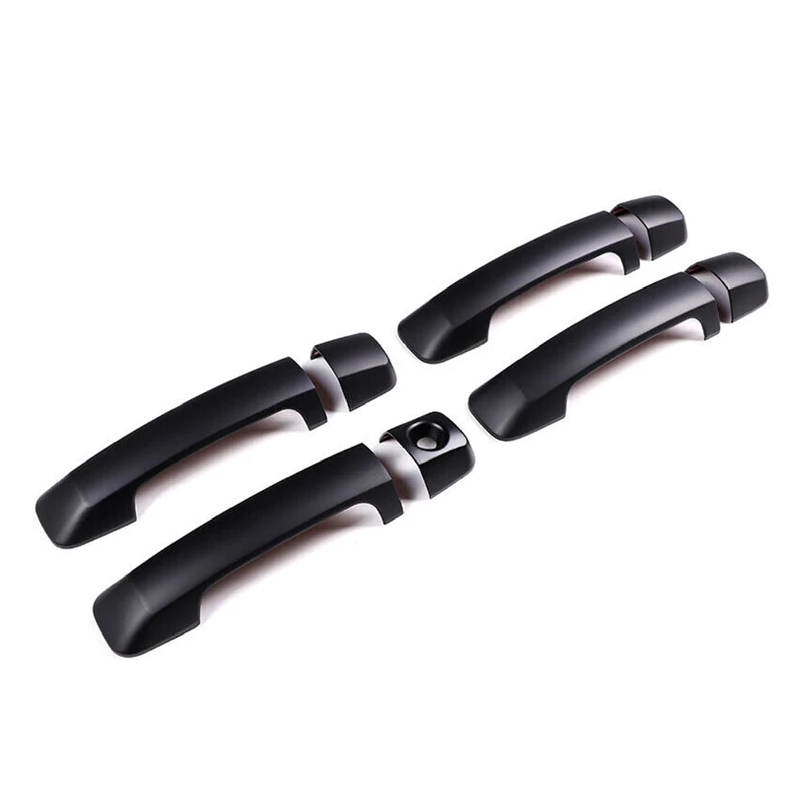 yhyttr 1 Set Auto-Seitentürgriff-Abdeckungsverkleidung, passend for Toyota, Tundra Sequoia 2008–2021, mattschwarzer ABS-Kunststoff Dekorativer Aufkleber für Türgriffabdeckungen yhyttr 1 Set Auto-Seitentürgriff-Abdeckungsverkleidung, passend for Toyota, Tundra Sequoia 2008–2021, mattschwarzer ABS-Kunststoff Dekorativer Aufkleber für Türgriffabdeckungen von yhyttr