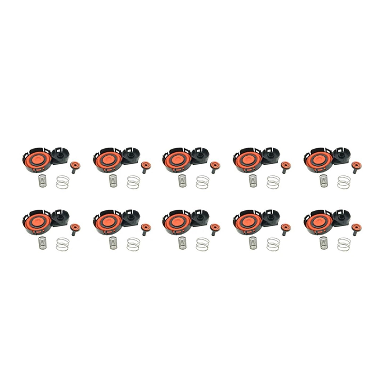 yhyttr 2/6/10 Stück PCV-Ventildeckel-Reparatursatz, Kappenmembran, passend for Peugeot, Citroen, PSA, passend for Volvo, passend for Ford, 1.6hdi 8v Kurbelgehäuseentlüftungsdeckel(10 pcs) von yhyttr
