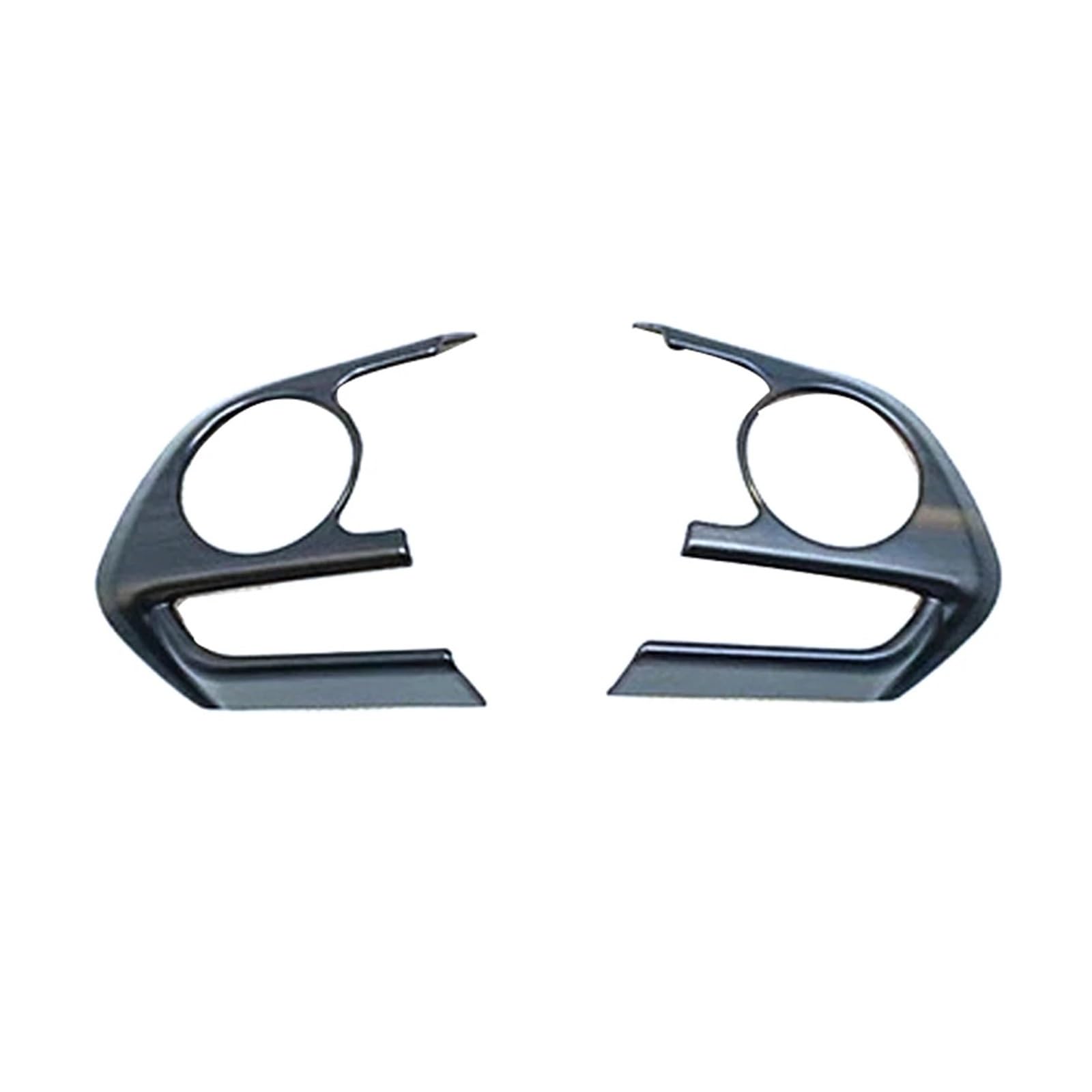 yhyttr 2 STÜCKE Auto-Lenkrad-Tastenfeldabdeckung, passend for Toyota, RAV4 Corolla E210 2019-2022 RAV 4 XA50 Zubehöraufkleber Lenkrad-Akzentaufkleber(Peach color) von yhyttr