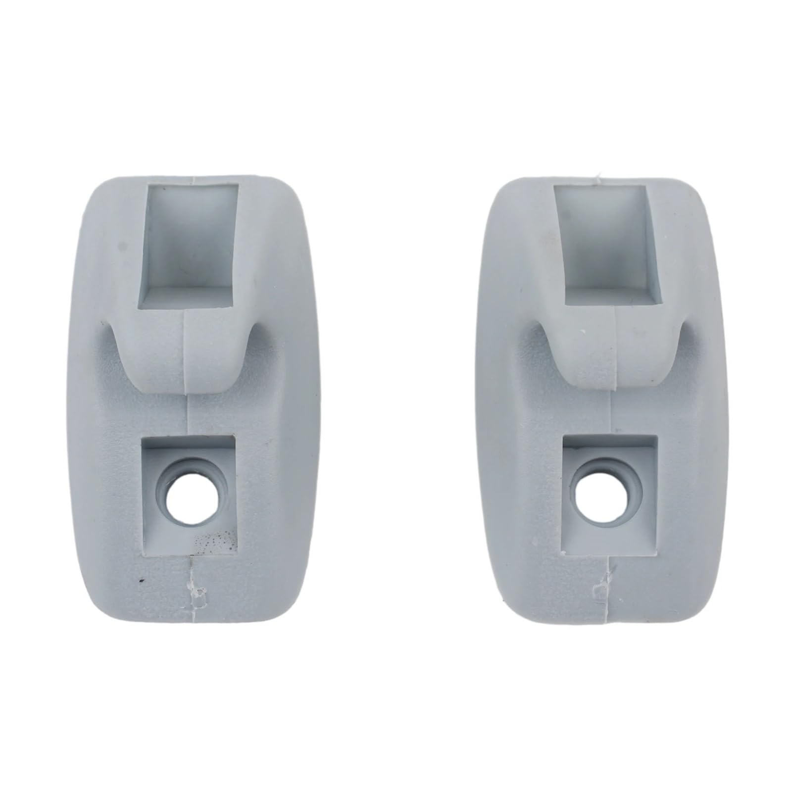 yhyttr 2 Stück Auto-Sonnenblenden-Halterungsclip, passend for MK1, MK2 191857559, Sonnenblenden-Halterung, Halter, Aufhänger Sonnenschutz-Halteclip(Grey) von yhyttr